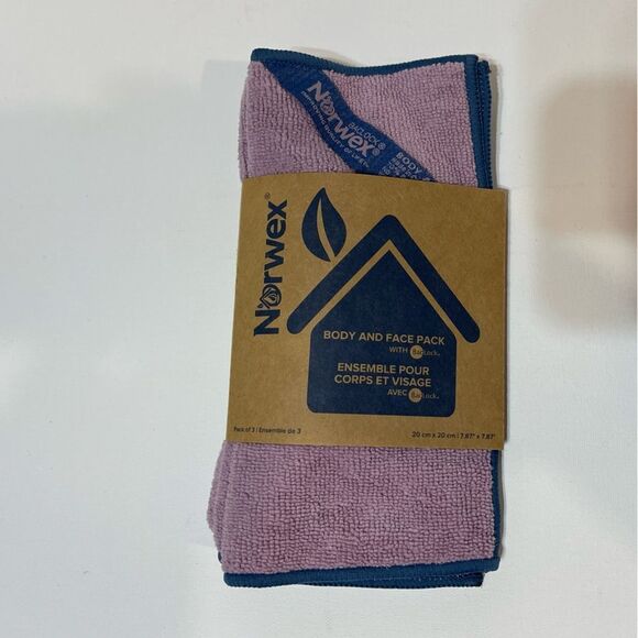 Norwex Mini Face & Body Cloths set of 3 NWT - Picture 1 of 5